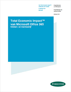 Total Economic impact van Microsoft Office 365